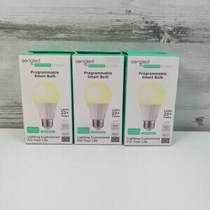 Sengled Programmable Smart LED Soft White A19 Bulb 3‎ Pack